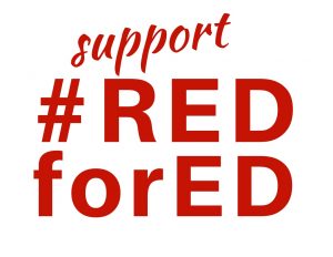 #RedForED Free Printables; TrishSutton.com