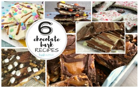Six simple recipes sure to please weekend crowds! All six of these Chocolate Candy Bark Recipes take just minutes to make. 
