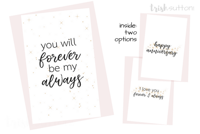 printable romantic greeting cards everyday love anniversary cards