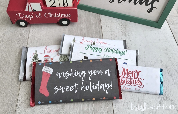Free Printable Candy Bar Wrappers | Simple Sweet Christmas Gift