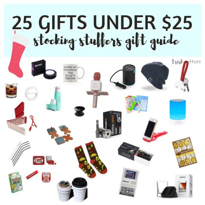 Stocking Stuffers Gift Guide | 25 Small Gifts Under $25 TrishSutton.com
