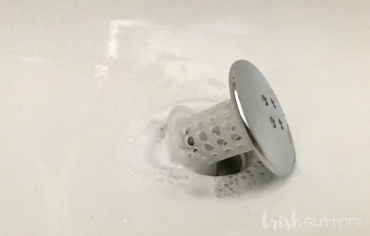 TubShroom; this revolutionary device is a game changer. No more hair clogs, no more plumbers and no more chemicals. #ad #TubShroom TrishSutton.com