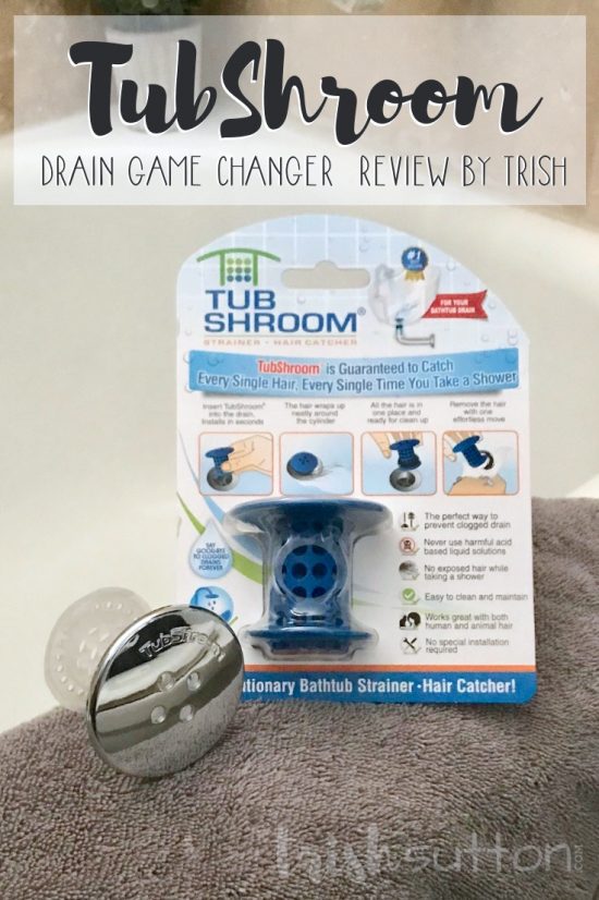TubShroom; this revolutionary device is a game changer. No more hair clogs, no more plumbers and no more chemicals. #ad #TubShroom TrishSutton.com 