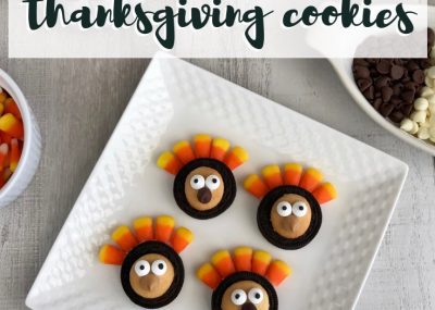 Simple Thanksgiving Cookies | Adorable Turkey OREOs; TrishSutton.com