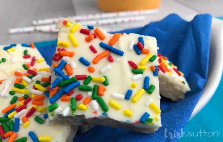 Quick Cake Pop Squares Recipe; TrishSutton.com