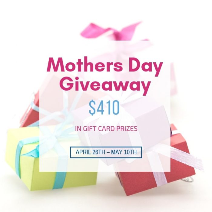 Gift Card Giveaway Mother's Day 2019; TrishSutton.com