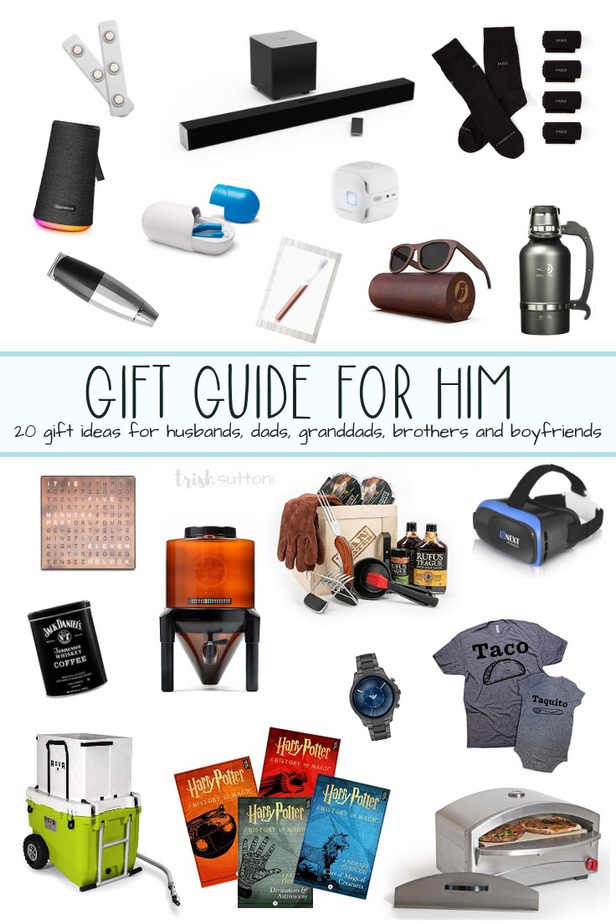 Images of gifts for men.