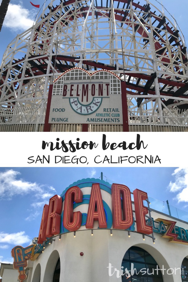 This beachfront amusement park is popular with tourist and locals alike. Belmont Park is situated on the boardwalk of Mission Beach in San Diego, California. TrishSutton.com