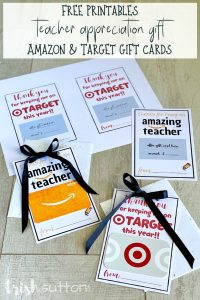 Teacher Gift | Free Printable Thank You for Keeping Me on Target