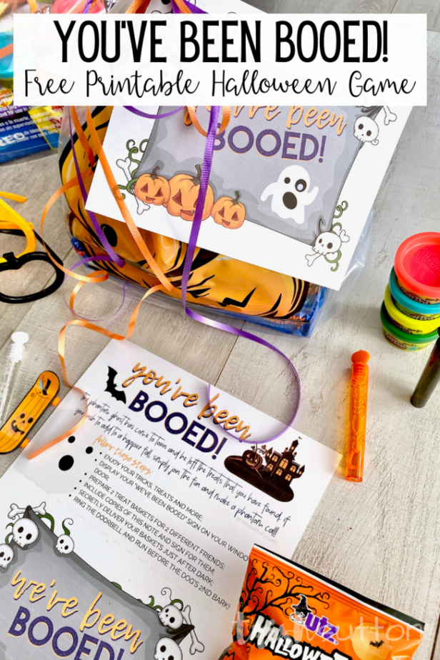 Halloween Game Free Printable Boo Your Friends and Neighbors