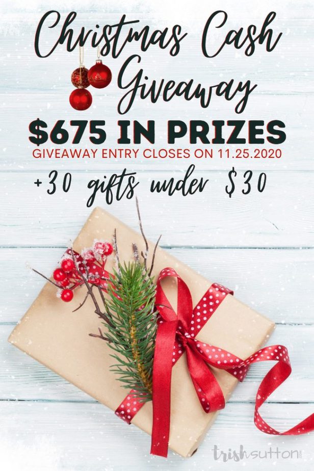 30 Gift Ideas Under $30 | Christmas Cash Giveaway $675 in Prizes