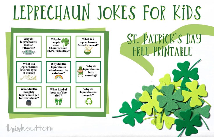 Leprechaun Jokes for Kids | St. Patrick's Day Free Printable