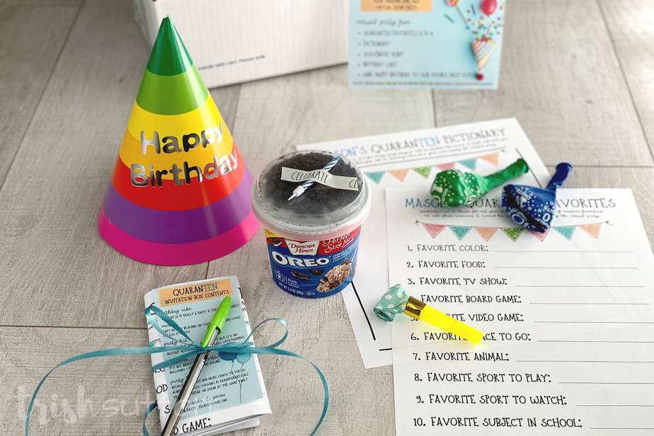 Virtual Birthday Party Box
