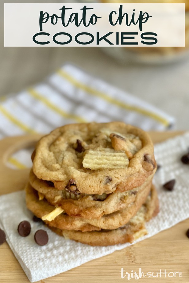 Salty and sweet goodness in the form of a chocolate chip cookie made even better with Ruffles potato chips! This Potato Chips Cookies Recipe is an absolute MUST TRY.