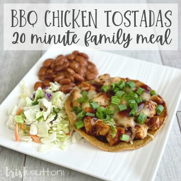 BBQ Chicken Tostadas Recipe | Simple 20 Minute Meal