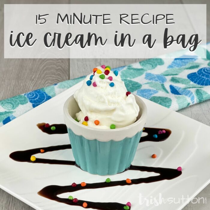 Create this Simple Homemade Ice Cream in a Bag recipe in 15 minutes with just five ingredients.